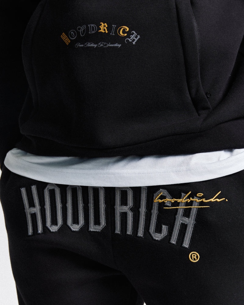 Hoodrich Stature Jogger Nohavice Panske Čierne Zlate Siva | Slovensko 7192468-AX